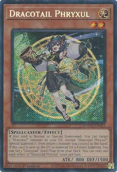 Dracotail Phryxul (Secret Rare) [DOOD-EN023-SeR]