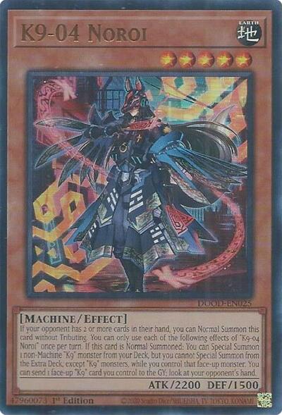 K9-04 Noroi (Ultra Rare) [DOOD-EN025-UR]