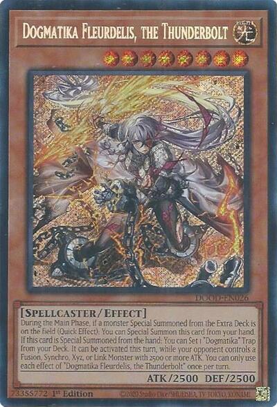 Dogmatika Fleurdelis, the Thunderbolt (Secret Rare) [DOOD-EN026-SeR]