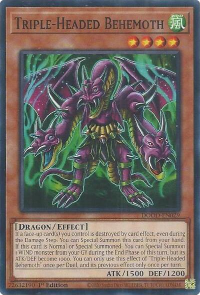 Triple-Headed Behemoth (Common) [DOOD-EN029-C]