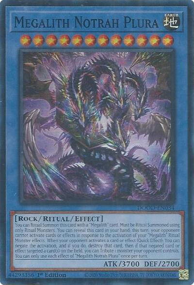 Megalith Notrah Plura (Super Rare) [DOOD-EN034-SuR]