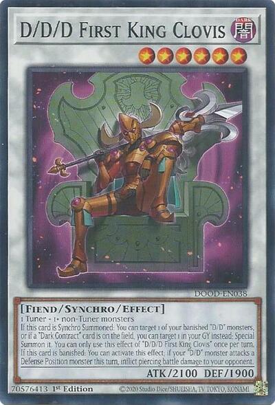 D/D/D First King Clovis (Common) [DOOD-EN038-C]