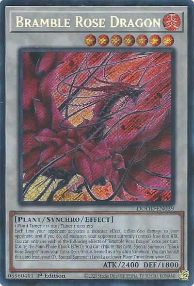 Bramble Rose Dragon (Secret Rare) [DOOD-EN039-SeR]