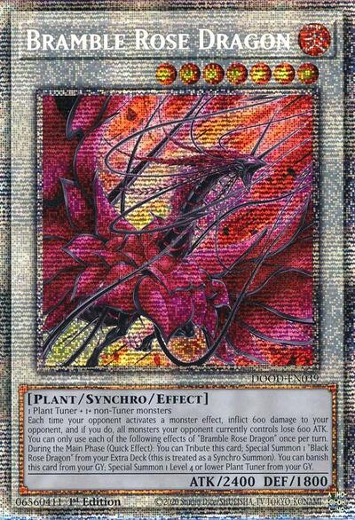 Bramble Rose Dragon (Starlight Rare) [DOOD-EN039-StR]
