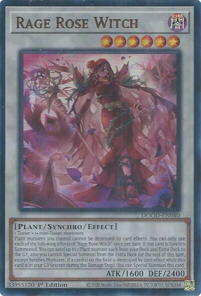 Rage Rose Witch (Ultra Rare) [DOOD-EN040-UR]
