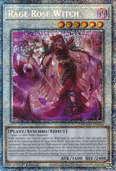 Rage Rose Witch (Starlight Rare) [DOOD-EN040-StR]