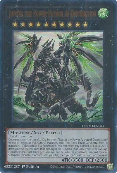 Jupiter the Power Patron of Destruction (Ultra Rare) [DOOD-EN044-UR]