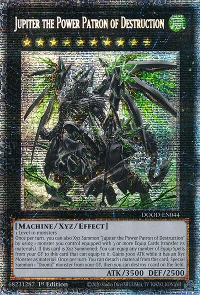 Jupiter the Power Patron of Destruction (Starlight Rare) [DOOD-EN044-StR]