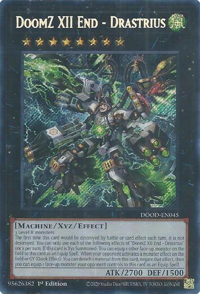 DoomZ XII End - Drastrius (Secret Rare) [DOOD-EN045-SeR]