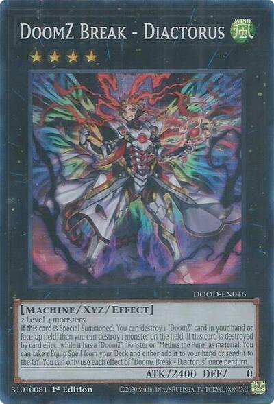 DoomZ Break - Diactorus (Super Rare) [DOOD-EN046-SuR]