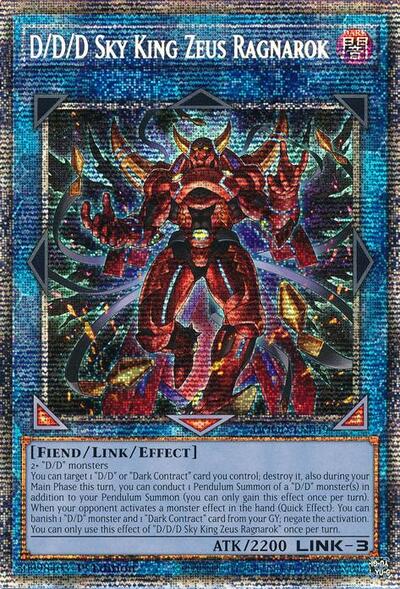 D/D/D Sky King Zeus Ragnarok (Starlight Rare) [DOOD-EN049-StR]