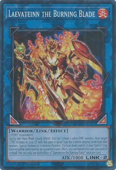 Laevateinn the Burning Blade (Super Rare) [DOOD-EN053-SuR]