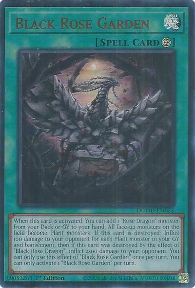 Black Rose Garden (Ultra Rare) [DOOD-EN055-UR]