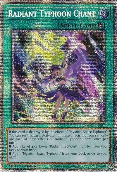 Radiant Typhoon Chant (Starlight Rare) [DOOD-EN061-StR]
