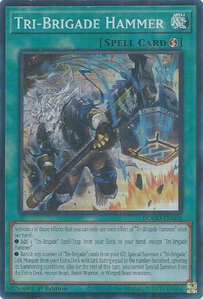 Tri-Brigade Hammer (Super Rare) [DOOD-EN068-SuR]
