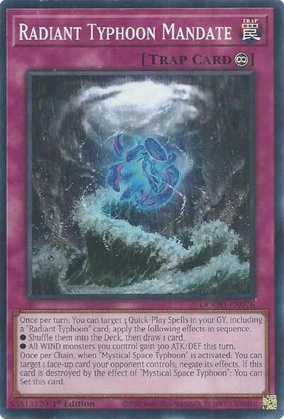 Radiant Typhoon Mandate (Common) [DOOD-EN076-C]