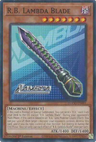 R.B. Lambda Blade (Common) [DOOD-EN091-C]