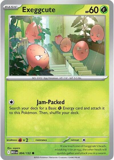 Exeggcute - 004/132 (Common) [MEG-004-C]