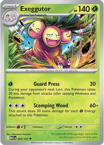 Exeggutor - 005/132 (Uncommon) [MEG-005-U]