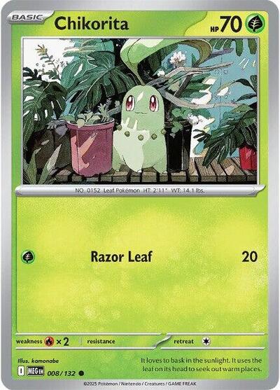 Chikorita - 008/132 (Common) [MEG-008-C]