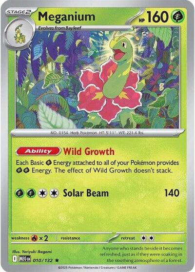 Meganium - 010/132 (Rare) [MEG-010-R]