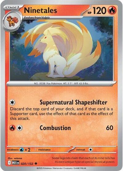 Ninetales - 020/132 (Uncommon) [MEG-020-U]