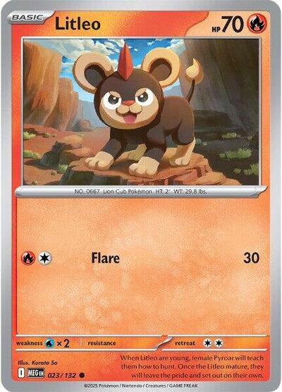 Litleo - 023/132 (Common) [MEG-023-C]