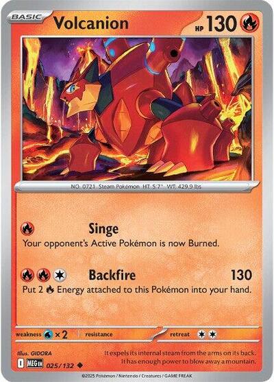 Volcanion - 025/132 (Uncommon) [MEG-025-U]