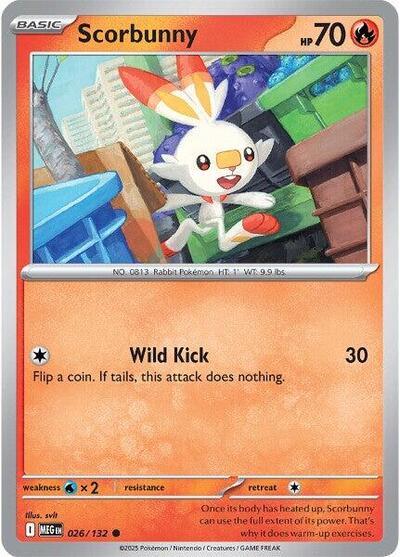 Scorbunny - 026/132 (Common) [MEG-026-C]
