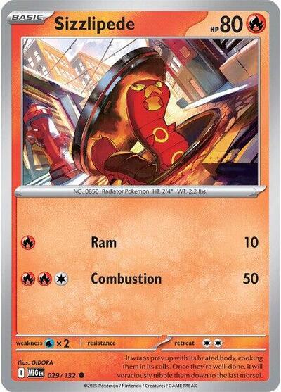 Sizzlipede - 029/132 (Common) [MEG-029-C]