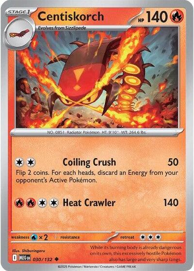 Centiskorch - 030/132 (Uncommon) [MEG-030-U]