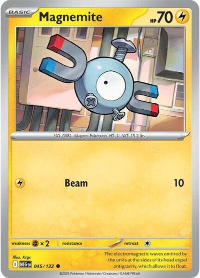 Magnemite - 045/132 (Common) [MEG-045-C]