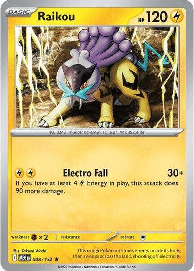 Raikou - 048/132 (Rare) [MEG-048-R]