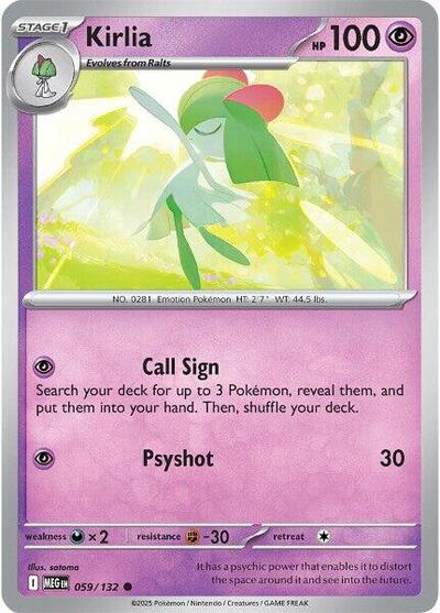 Kirlia - 059/132 (Common) [MEG-059-C]