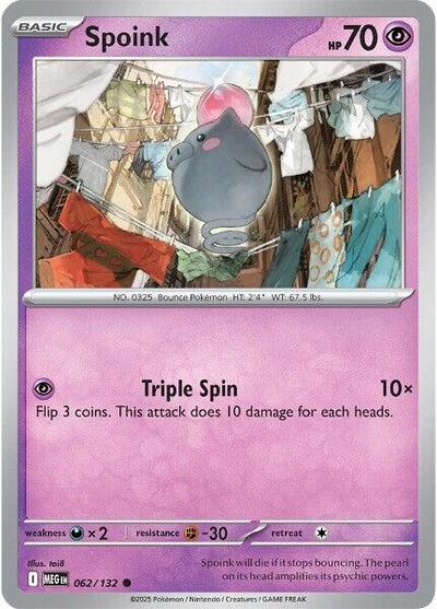 Spoink - 062/132 (Common) [MEG-062-C]