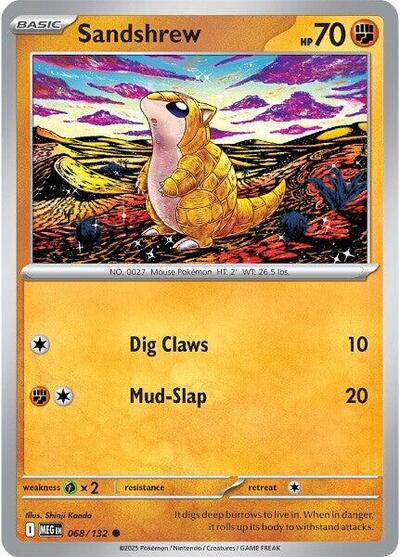 Sandshrew - 068/132 (Common) [MEG-068-C]