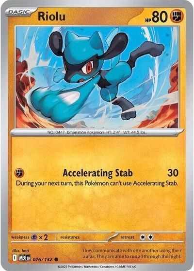 Riolu - 076/132 (Common) [MEG-076-C]