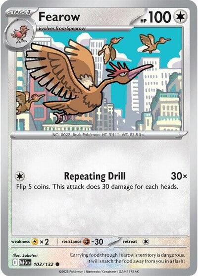 Fearow - 103/132 (Common) [MEG-103-C]