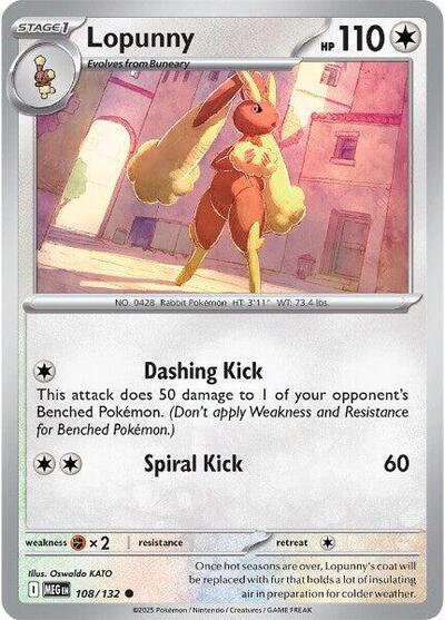 Lopunny - 108/132 (Common) [MEG-108-C]