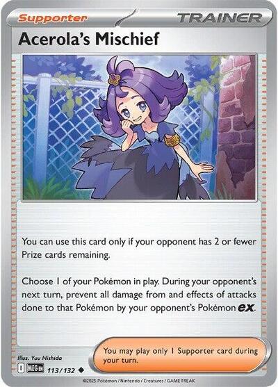 Acerola's Mischief - 113/132 (Uncommon) [MEG-113-U]