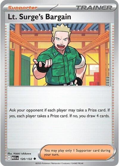 Lt. Surge's Bargain - 120/132 (Uncommon) [MEG-120-U]