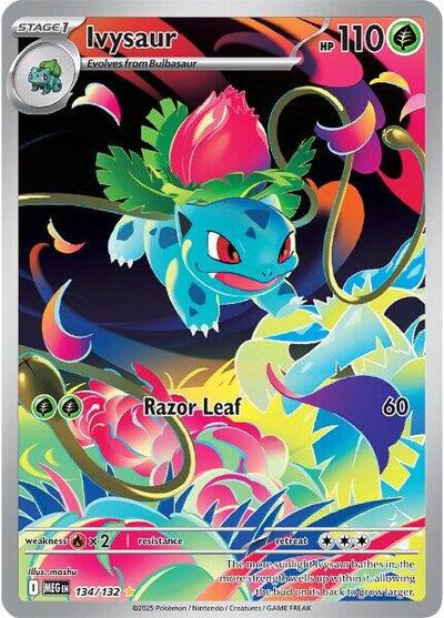 Ivysaur - 134/132 (Illustration Rare) [MEG-134-IR]