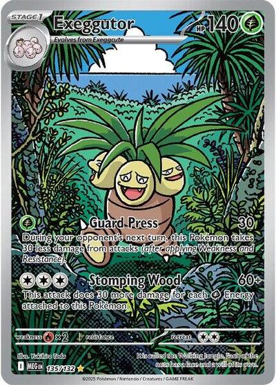 Exeggutor - 135/132 (Illustration Rare) [MEG-135-IR]