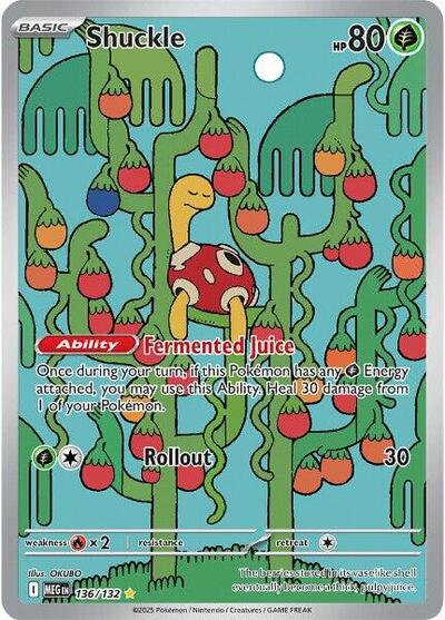 Shuckle - 136/132 (Illustration Rare) [MEG-136-IR]