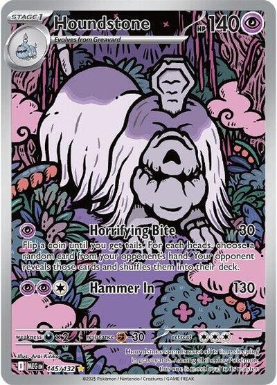 Houndstone - 145/132 (Illustration Rare) [MEG-145-IR]