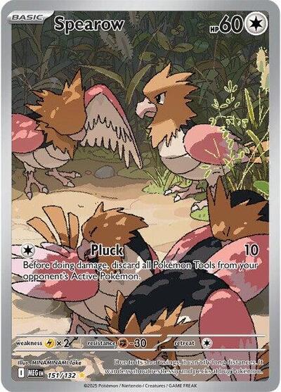 Spearow - 151/132 (Illustration Rare) [MEG-151-IR]
