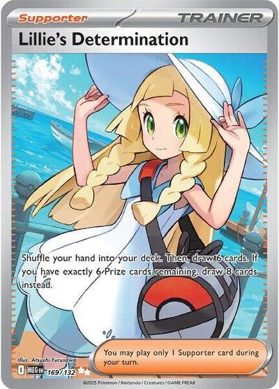 Lillie's Determination - 169/132 (Ultra Rare) [MEG-169-UR]