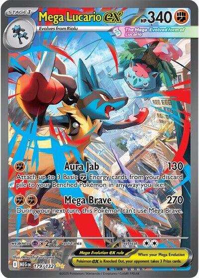 Mega Lucario ex - 179/132 (Special Illustration Rare) [MEG-179-SIR]