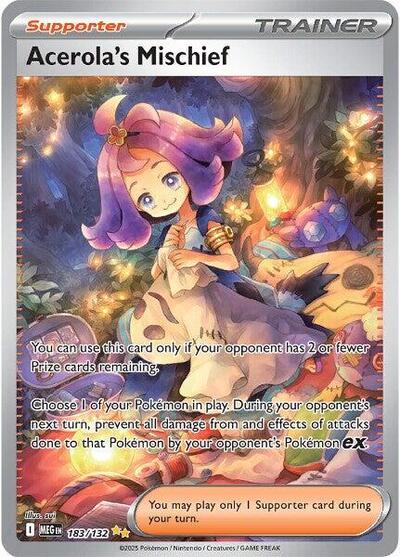 Acerola's Mischief - 183/132 (Special Illustration Rare) [MEG-183-SIR]