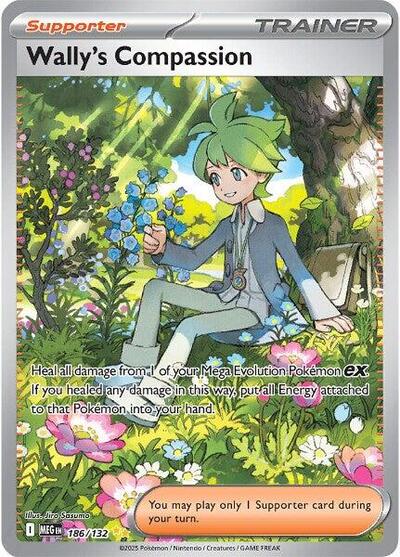 Wally's Compassion - 186/132 (Special Illustration Rare) [MEG-186-SIR]